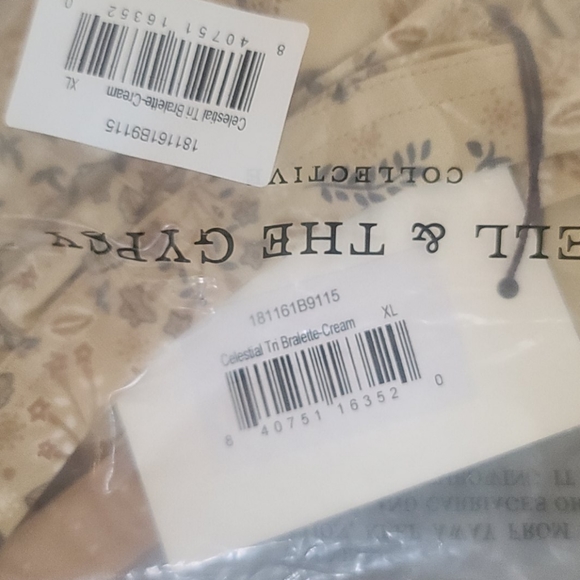 New spell designs celestial tri bralette cream XL - Picture 12 of 12